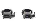 Кольца Nikko Stirling Diamond QR, быстросъемные на Weaver, 25.4мм, высокие, 2 винта, сталь