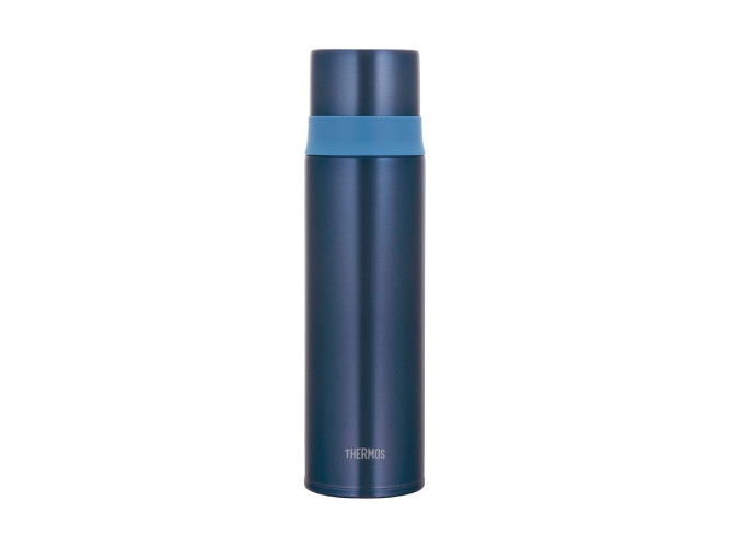 Термос для напитков THERMOS FFM-501 MSB 0.5L, нержавеющая сталь, с откидным механизмом, крышка-чашка, синий