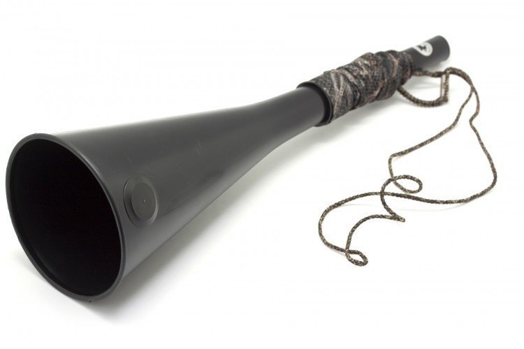 Манок духовой на лося с рупором Buck Expert 69-T с обучающим пособием пластик Чёрный