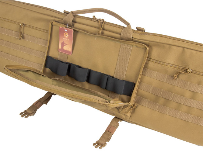 Кейс VEKTOR А-110 для оружия тактический с лямками 110x30x5 см Койот