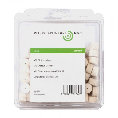 Патч войлочный для чистки оружия VFG 66924 для 12 калибра 100 шт