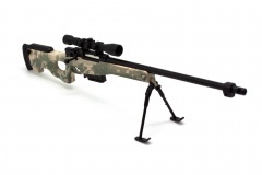Модель сувенирная в виде оружия Microgun L AWM Снайперская винтовка Камуфляж