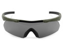 Очки стрелковые ShotTime Caracal защитные зелёные линза серая