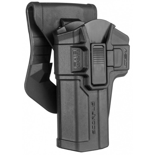 Кобура поворотная с кнопкой Fab Defense MX G-21 SR LH SC-G21SRLHB для Glock 9 (.45) мм Чёрный
