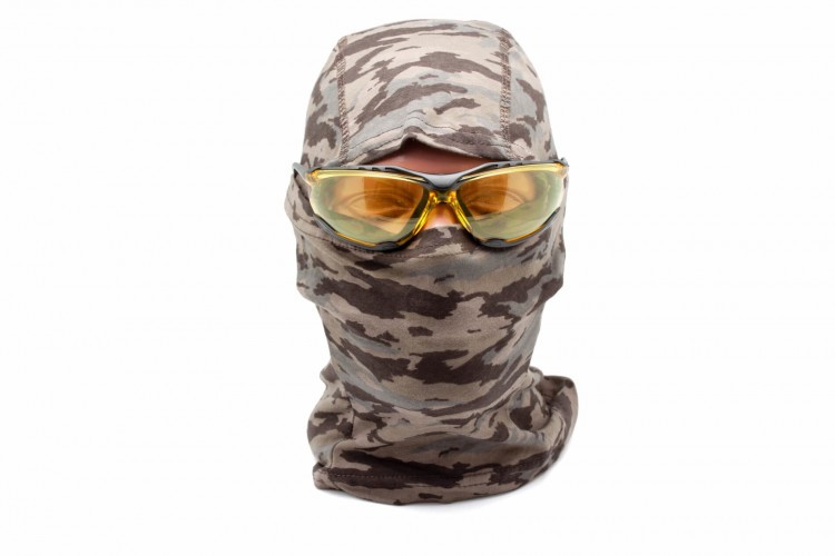 Маска балаклава Стикхант Спец летняя трикотажная 4 в 1 Тёмный Тигр