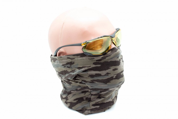 Маска балаклава Стикхант Спец летняя трикотажная 4 в 1 Тёмный Тигр