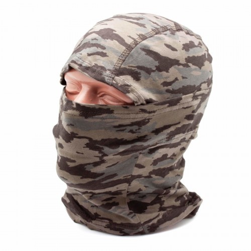 Маска балаклава Стикхант Спец летняя трикотажная 4 в 1 Тёмный Тигр