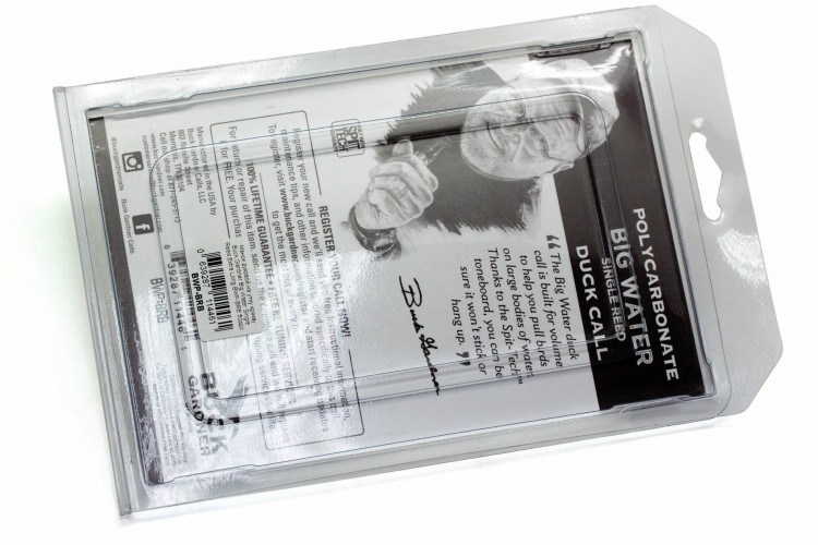 Манок духовой на утку крякву Buck Gardner Big Water Single Reed Extra Long BWP-BRB Бордо