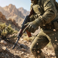 Перчатки тактические Стикхант Marine полноразмерные I-Touch Хаки