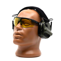 Наушники активные стрелковые Earmor ME4-GN-NOGEL 22-82 ДБ Хаки
