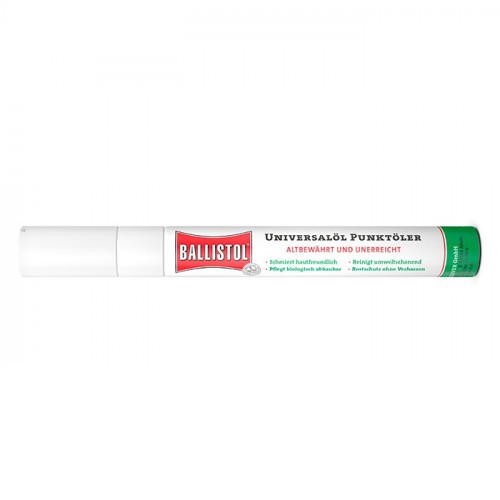 Средство Ballistol Universal Punktoler 21360 для смазки кожи, металла и дерева 15 мл