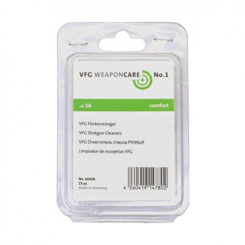 Патч войлочный для чистки оружия VFG 66928 для 16 калибра 25 шт