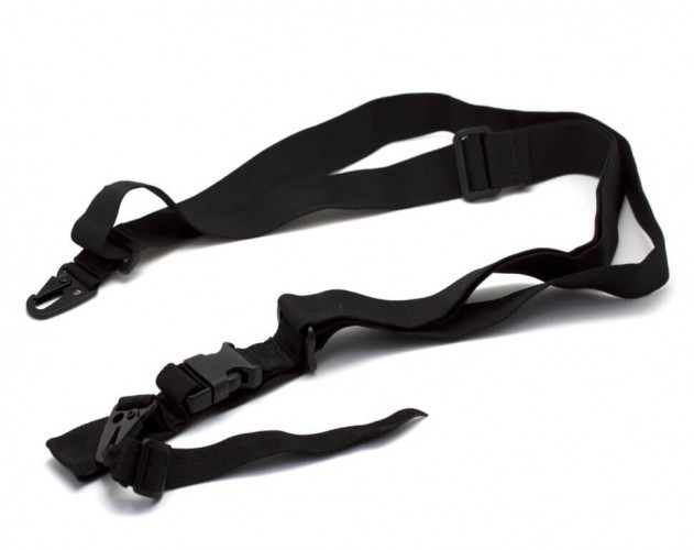 Тактический 1-2-3 точечный ремень - черный