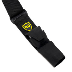 Ремень оружейный тактический RUS Defense R-3F двухточечный с двумя быстросъемными антабками Чёрный