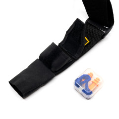 Ремень оружейный тактический RUS Defense R-3F двухточечный с двумя быстросъемными антабками Чёрный