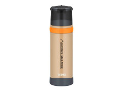 Термос для напитков THERMOS FFX-501 SDBE 0.5L, нержавеющая сталь, винтовая пробка, крышка-чашка, песочный