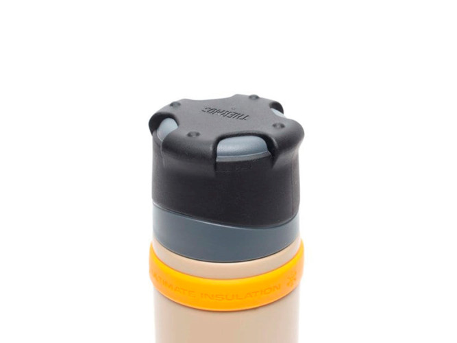 Термос для напитков THERMOS FFX-501 SDBE 0.5L, нержавеющая сталь, винтовая пробка, крышка-чашка, песочный