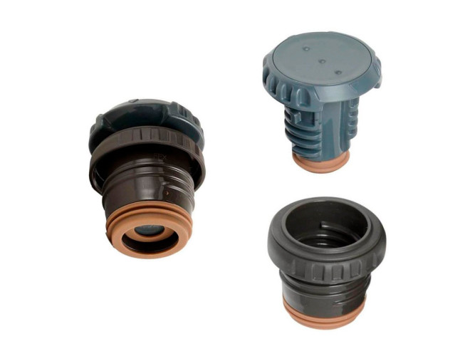 Термос для напитков THERMOS FFX-501 SDBE 0.5L, нержавеющая сталь, винтовая пробка, крышка-чашка, песочный