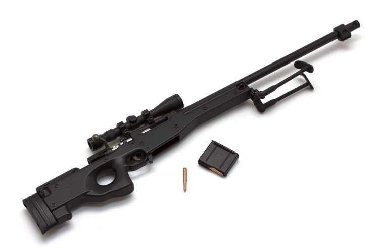 Модель сувенирная в виде оружия Microgun LAWP Снайперская винтовка Черная
