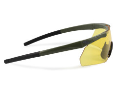 Очки стрелковые ShotTime Caracal, защитные, чёрные, линза жёлтая
