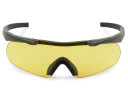 Очки стрелковые ShotTime Caracal, защитные, чёрные, линза жёлтая