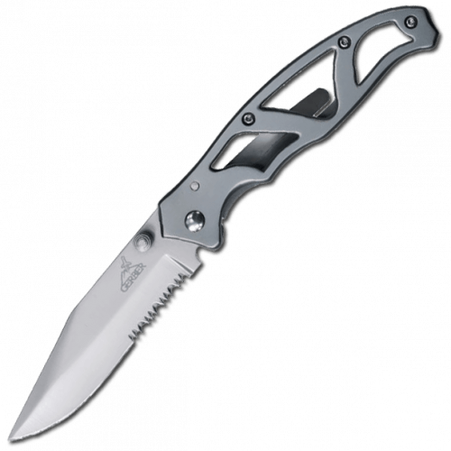 Нож складной Gerber Paraframe Pckt Folding 1 DP S (22-48443) Клинок 7.5 см Серебристый