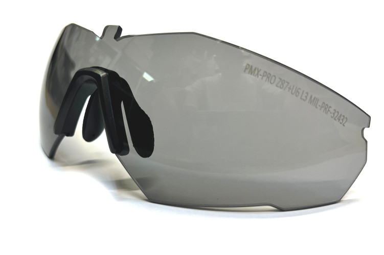 Линза PMX Solid 9020ST для стрелковых очков Solid Серые 23%
