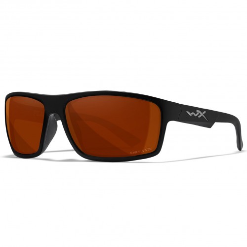 Очки баллистические стрелковые Wiley X Peak ACPEA02 Polarized Медные Captivate 15%