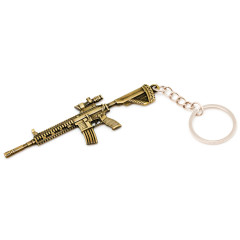 Брелок Microgun S Винтовка Heckler and Koch M416 Золотой