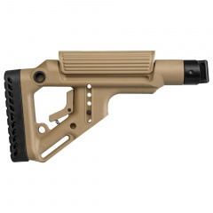 Приклад нетелескопический Fab Defense UAS-SAIGA для АК-74М / АК-100-е / Сайга с упором для щеки Койот