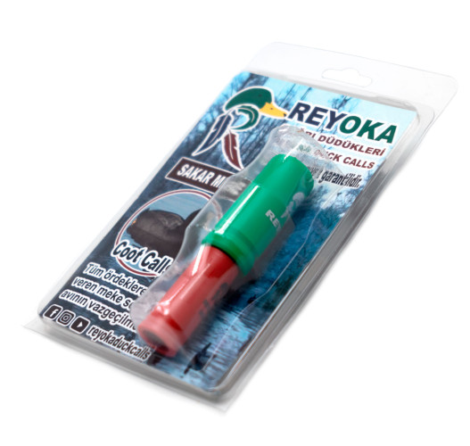 Манок духовой на утку лысуху Reyoka Meke Зелёный / Красный