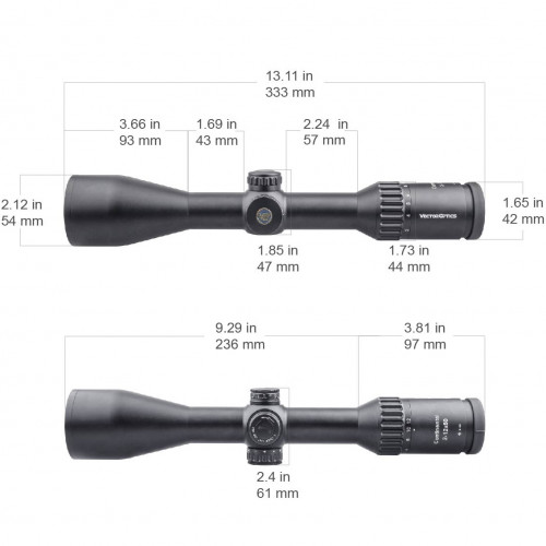 Прицел оптический Vector Optics Continental X8 2-12X50 IR SFP FP WP (SCOM-15P) Сетка BDC