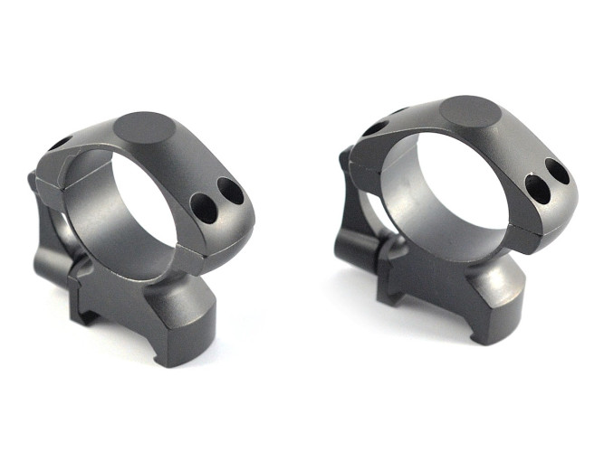 Кольца Nikko Stirling Diamond QR, быстросъемные на Weaver, 30мм, высокие, 4 винта, сталь