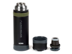 Термос для напитков THERMOS FFX-751 MTBK 0.75L, нержавеющая сталь, винтовая пробка, крышка-чашка, чёрный
