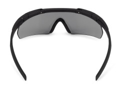 Очки стрелковые ShotTime Caracal, защитные, чёрные, линза серая