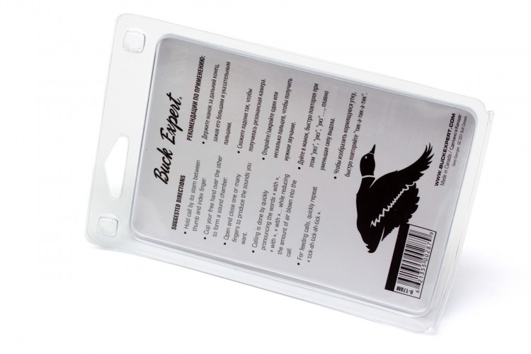 Манок духовой на утку Buck Expert 178M для новичков Пластик