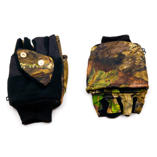 Рукавицы Стикхант Сибирь Про зимние непромокаемые трансформеры Лес осенний