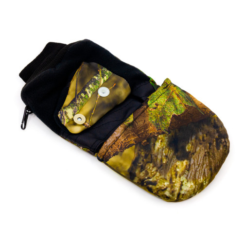 Рукавицы Стикхант Сибирь Про зимние непромокаемые трансформеры Лес осенний