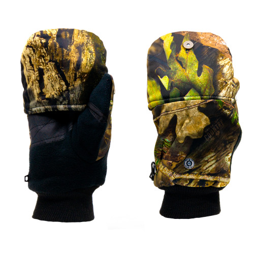 Рукавицы Стикхант Сибирь Про зимние непромокаемые трансформеры Лес осенний