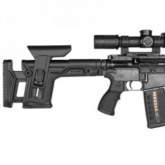 Приклад телескопический Fab Defense RAPS со встроенным упором Зелёный