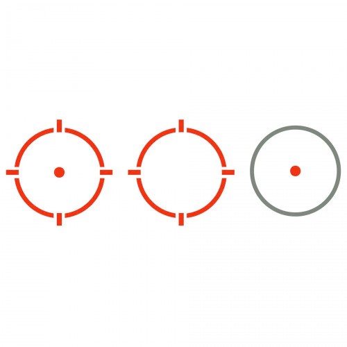 Прицел коллиматорный Holosun AEMS 1X28X23 IR FP WP (AEMS 211301) Закрытый Circle DOT 2/65 MOA