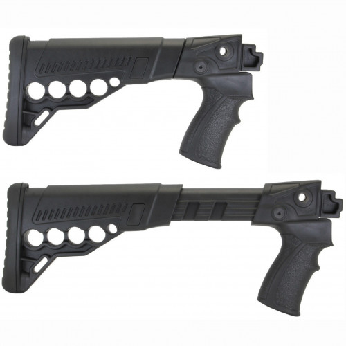 Приклад телескопический DLG Tactical TBS Utility (DLG20003) для Сайга-12 / Сайга-20 / Сайга-410 с патронташем