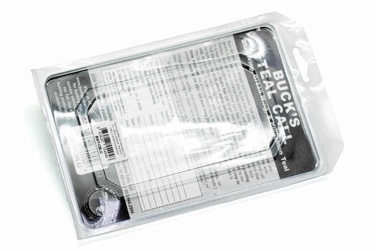 Манок духовой на утку чирок 3 в 1 Buck Gardner Teal BWT-CBLU Синий / Прозрачный