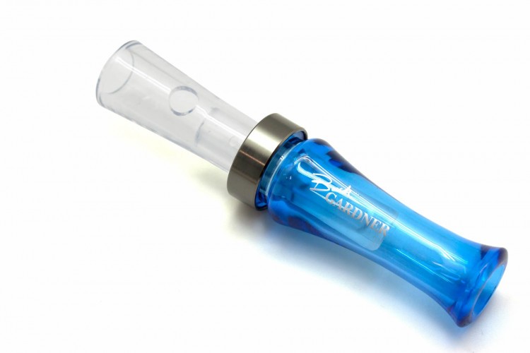 Манок духовой на утку чирок 3 в 1 Buck Gardner Teal BWT-CBLU Синий / Прозрачный