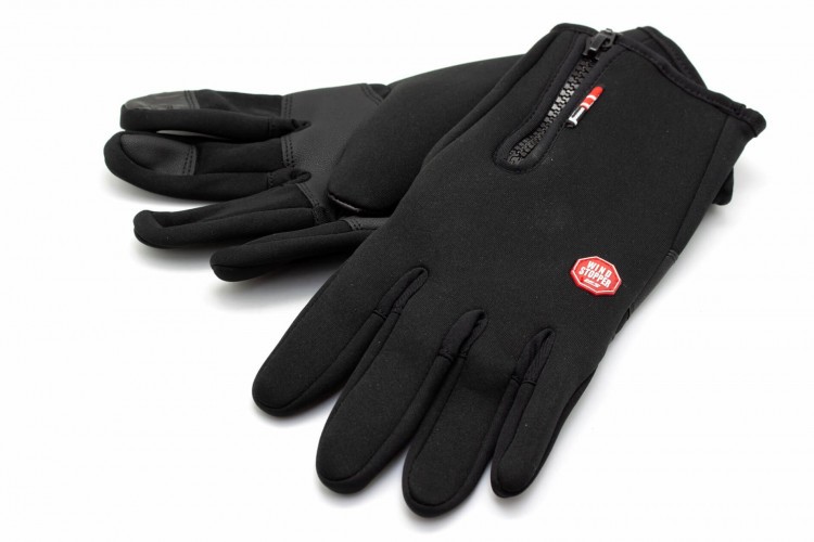 Перчатки тактические RusForce Tactical Sport демисезонные непромокаемые полноразмерные I-Touch Черный