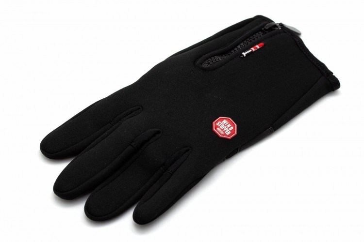 Перчатки тактические RusForce Tactical Sport демисезонные непромокаемые полноразмерные I-Touch Черный