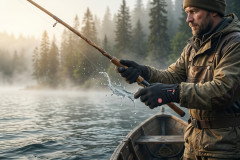 Перчатки тактические RusForce Tactical Sport демисезонные непромокаемые полноразмерные I-Touch Черный