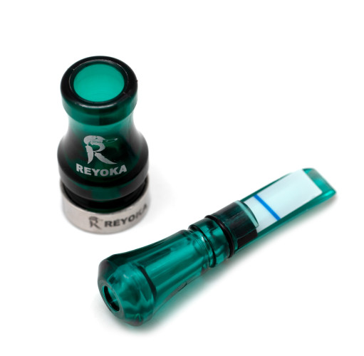 Манок духовой на утку крякву Reyoka Ordek Bir 1 лепесток Зелёный