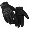 Перчатки тактические Oval RX полноразмерные прорезиненные Чёрный