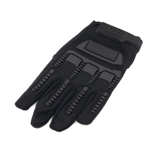 Перчатки тактические Oval RX полноразмерные прорезиненные Чёрный